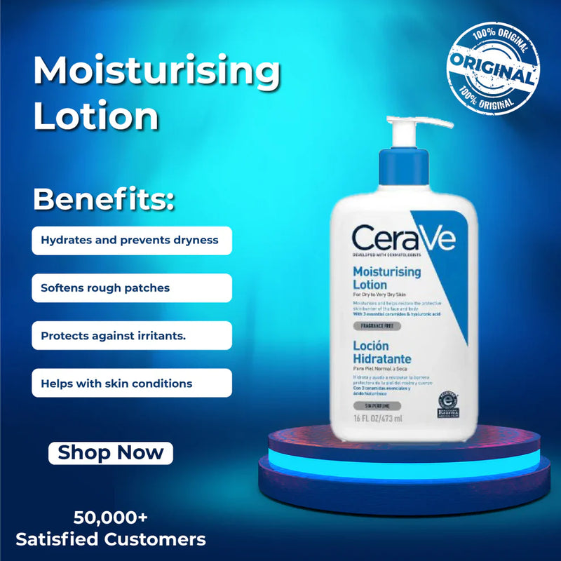 Cerave Hydrating Moisturizing Lotion for Dry Skin